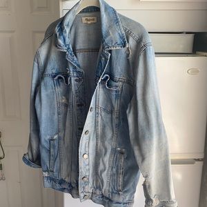 Madewell Oversized Denim Trucker Jacket